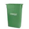 WINCO TRIMLINE COMPOST WASTE CONTAINER 23 GALLON