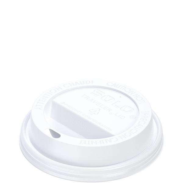 DART PLASTIC WHITE LID FOR 8 OZ HOT CUPS