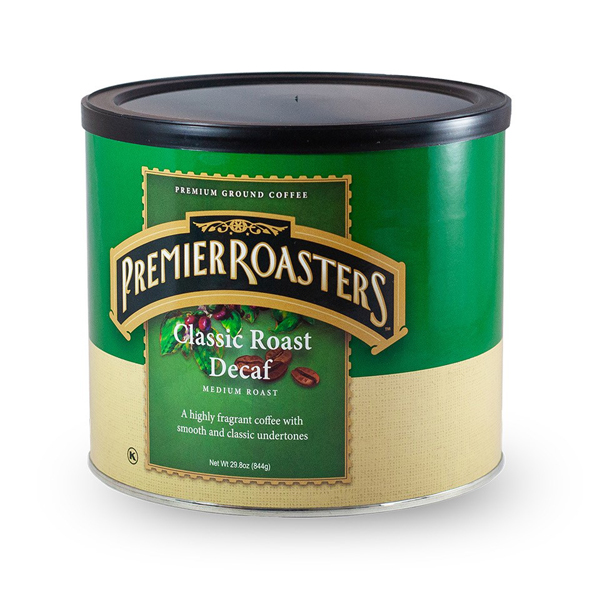 PREMIER ROASTERS CLASSIC ROAST DECAF GROUND COFFEE