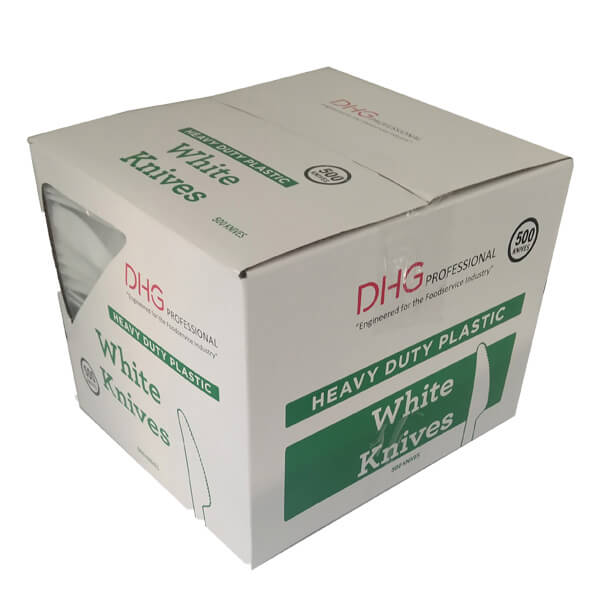 DHG PROFESSIONAL WHITE PLASTIC HEAVY WEIGHT KNIFE