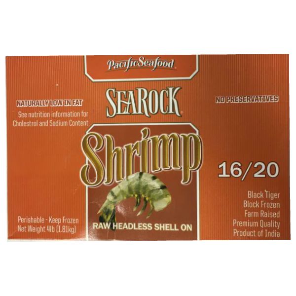 SEAROCK BLACK TIGER SHRIMP RAW