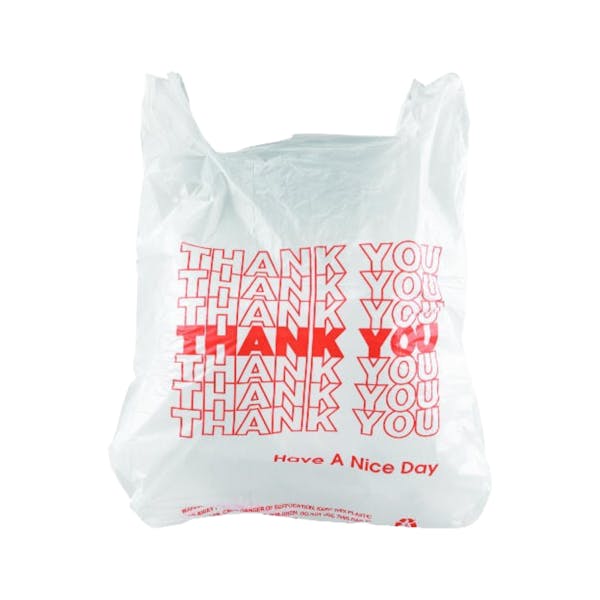PRIME SOURCE T-SHIRT BAG THANK YOU 11.5X6.5X21 INCH