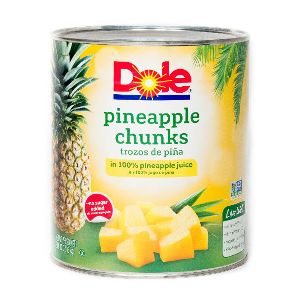 DOLE PINEAPPLE CHUNKS IN JUICE