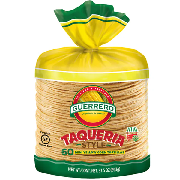 GUERRERO TORTILLAS TAQUERIA STYLE YELLOW CORN