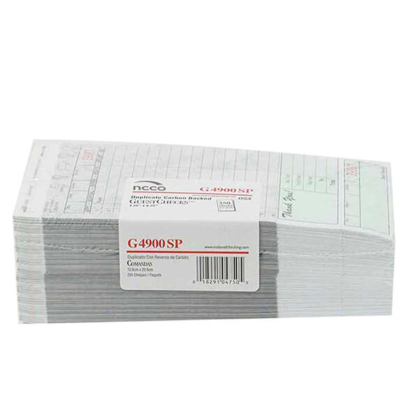 NCCO GUEST CHECK G4900SP CARBON COPY 4.25X8.25