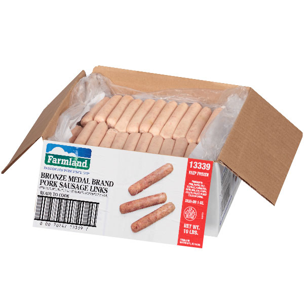 SMITHFIELD BRONZE MEDAL SAUSAGE LINKS SKIN ON 1 OZ 13339