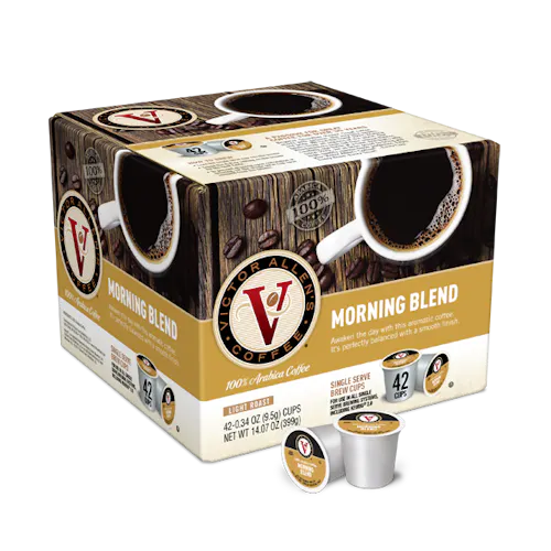 VICTOR ALLEN'S MORNING BLEND SINGLE SERVE COFFEE