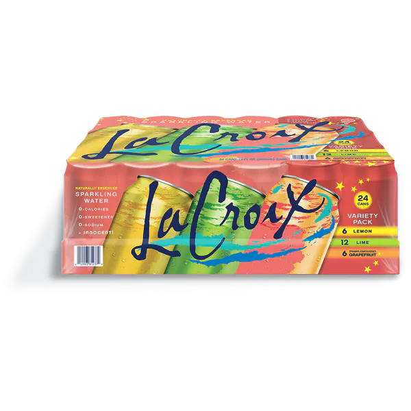 LACROIX NATURAL SPARKLING WATER VARIETY PACK
