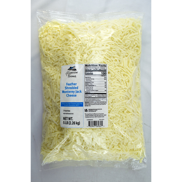 GLENVIEW FARMS MONTEREY JACK CHEESE FEATHER SHRED