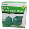DYNAMIC GREEN 45 GAL TWIST TIE TRASH BAGS