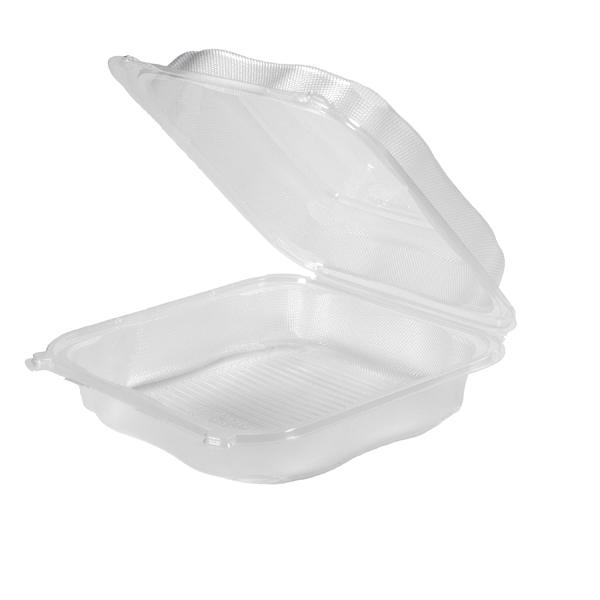GENPAK CLOVER CLEAR EXTRA LARGE HINGED CONTAINER