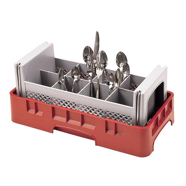 CAMBRO FLATWARE RACK HALF SIZE SOFT GRAY