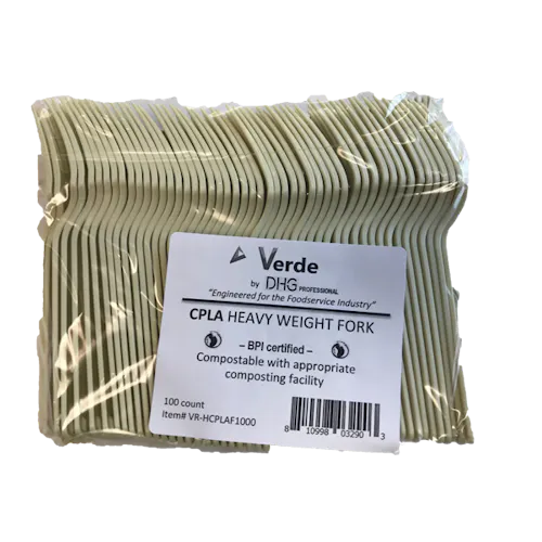 VERDE PACK INC HEAVY WEIGHT FORK COMPOSTABLE