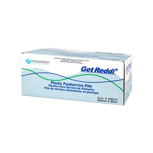 GET REDDI PLASTIC FILM WRAP CUTTER BOX 12IN X 1000FT
