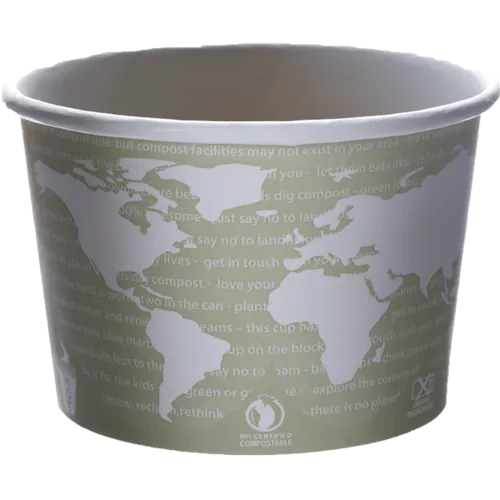 ECO-PRODUCTS 16 OZ COMPOSTABLE PAPER FOOD CONTAINER