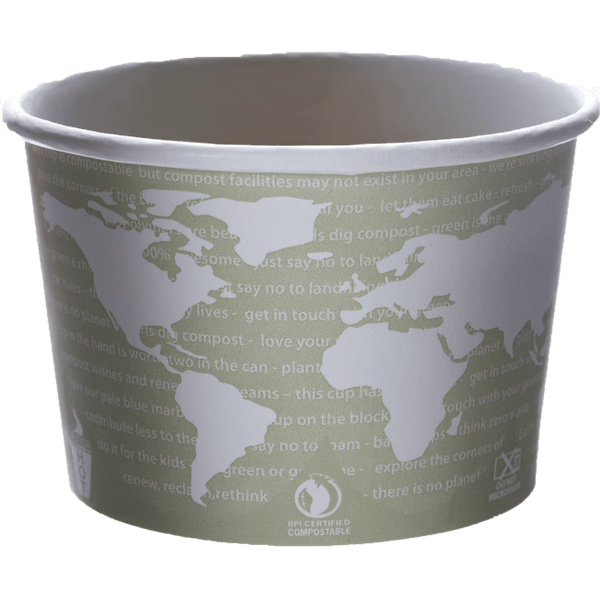 ECO-PRODUCTS 16 OZ COMPOSTABLE PAPER FOOD CONTAINER