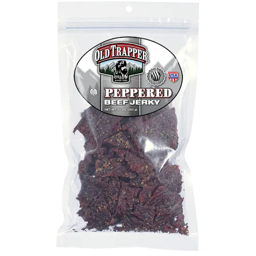 OLD TRAPPER PEPPERED SMOKED BEEF JERKY