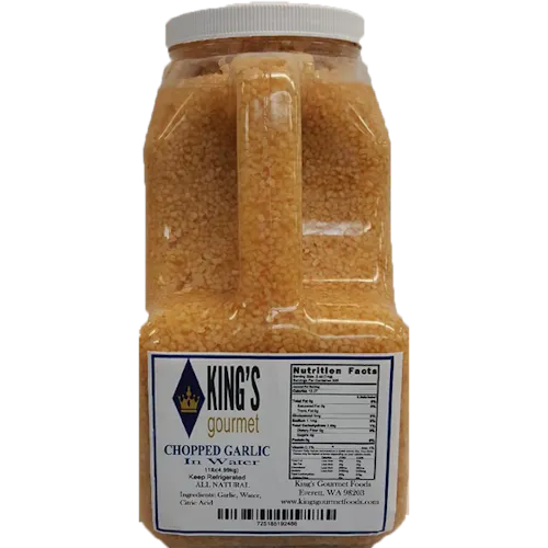 KINGS GOURMET GARLIC CHOPPED IN WATER