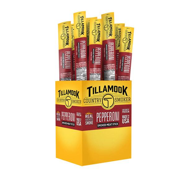TILLAMOOK PEPPERONI WRAPPED SMOKED MEAT STICKS