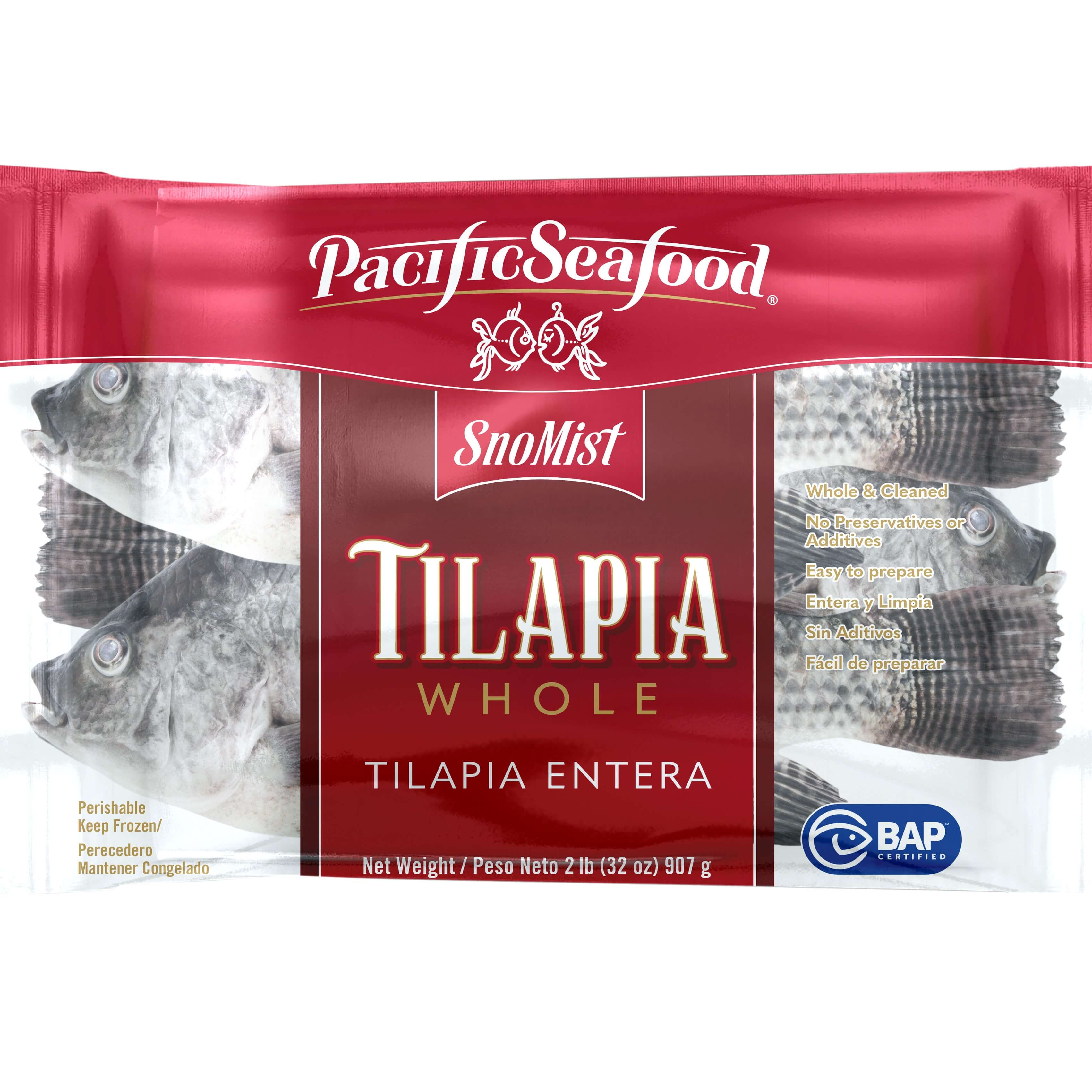 PACIFIC SEAFOOD WHOLE TILAPIA