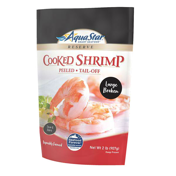 AQUA STAR COOKED MEDIUM BROKEN SHRIMP