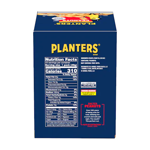 PLANTERS SALTED PEANUTS