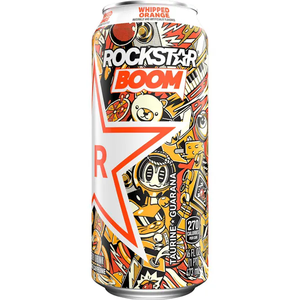 ROCKSTAR ENERGY BOOM ORANGE - US Foods CHEF'STORE