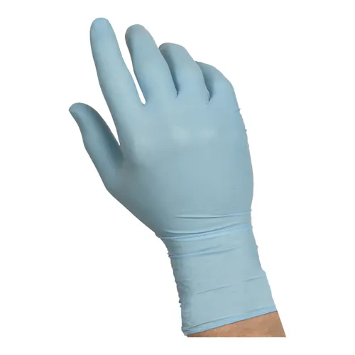HANDGARDS NITRILE BLUE POWDER FREE SMALL GLOVES