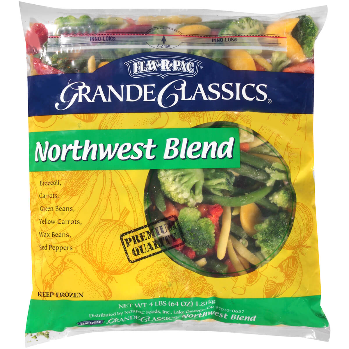 FLAV-R-PAC GRANDE CLASSICS NORTHWEST BLEND VEGETABLE