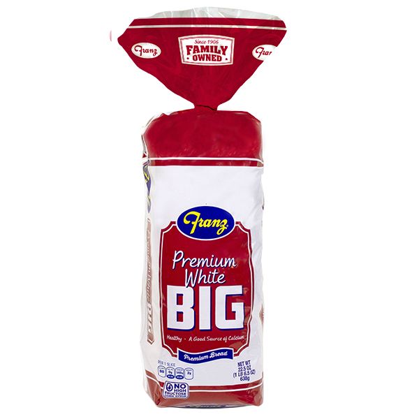 FRANZ LARGE WHITE ROUND TOP BREAD