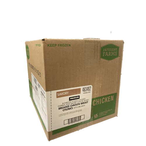 PATUXENT FARMS PREMIUM COOKED BREADED CHICKEN CHUNKS