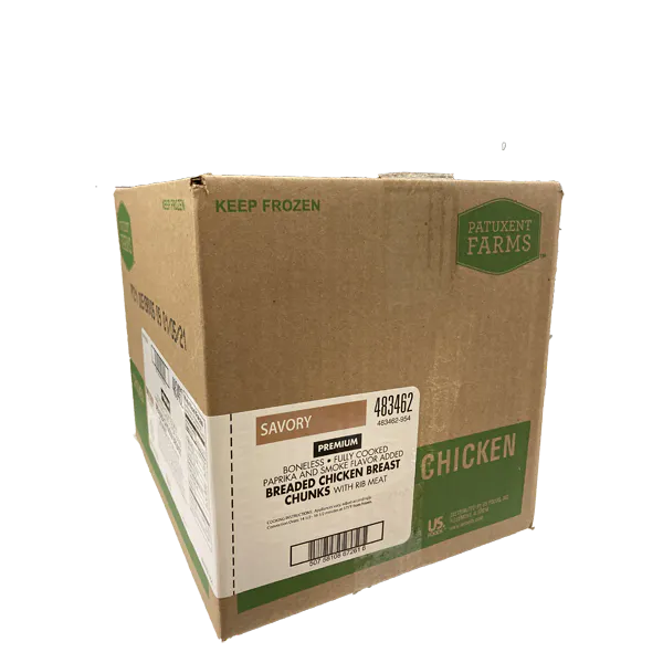 PATUXENT FARMS PREMIUM COOKED BREADED CHICKEN CHUNKS
