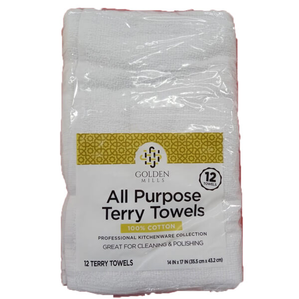 GOLDEN MILLS TERRY TOWELS