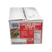 FOOD CART CHICKEN BREAST WITH RIB MEAT STRIPS