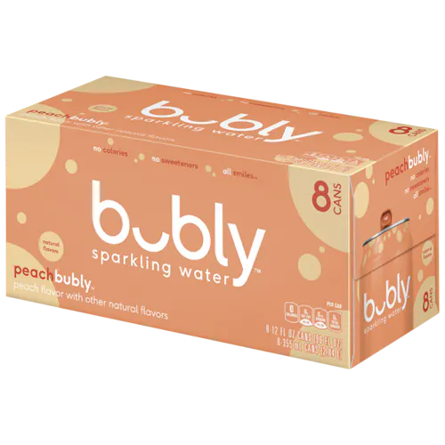 BUBLY SPARKLING WATER PEACH