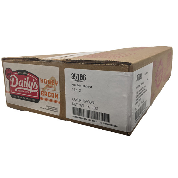 DAILY'S PREMIUM MEATS DAILY'S HONEY CURED 10-12 LAYER BACON