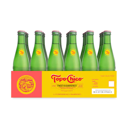 TOPO CHICO SPARKLING MINERAL WATER WITH GRAPEFRUIT