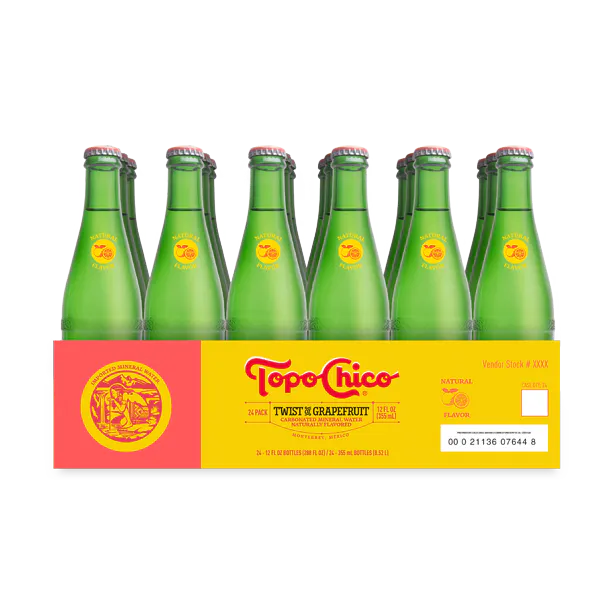 TOPO CHICO SPARKLING MINERAL WATER WITH GRAPEFRUIT