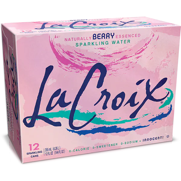 LA CROIX NATURAL SPARKLING WATER BERRY FLAVOR