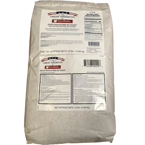 GREAT AMERICAN PIZZA BLENDS PIZZA DOUGH MIX NO YEAST