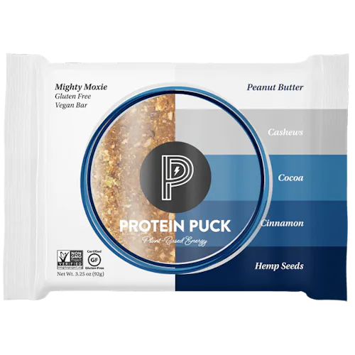 PROTEIN PUCKS MIGHTY MOXIE COCOA CINNAMON CASHEWS