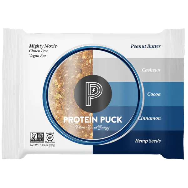 PROTEIN PUCKS MIGHTY MOXIE COCOA CINNAMON CASHEWS