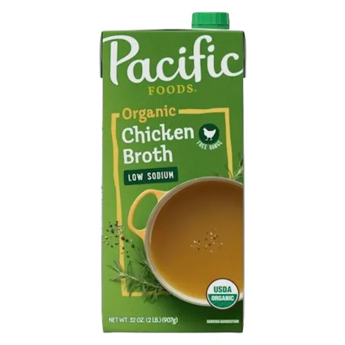 PACIFIC NATURAL FOODS ORGANIC LOW SODIUM CHICKEN BROTH