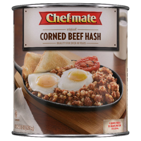 CHEF-MATE CORNED BEEF HASH