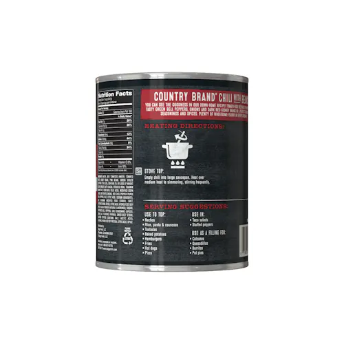 STAGG COUNTRY BRAND CHILI WITH BEANS