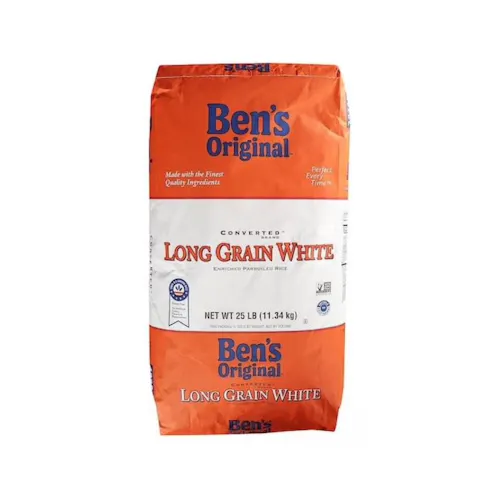 BEN'S ORIGINAL ENRICHED PARBOILED LONG GRAIN WHITE RICE 4% BROKEN