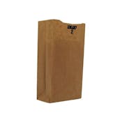 DURO 2 LB KRAFT GROCERY PAPER BAG 100% RECYCLCED PAPER