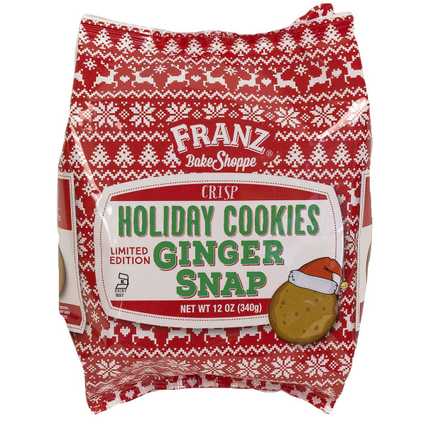 FRANZ BAKERY GINGERBREAD BOYS HOLIDAY COOKIES