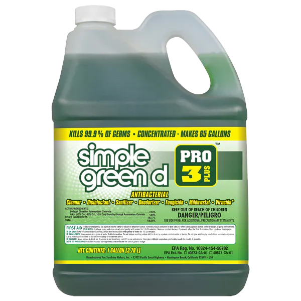 SIMPLE GREEN SIMPLE GREEN D PRO 3 PLUS ANTIBACTERIAL CLEANER