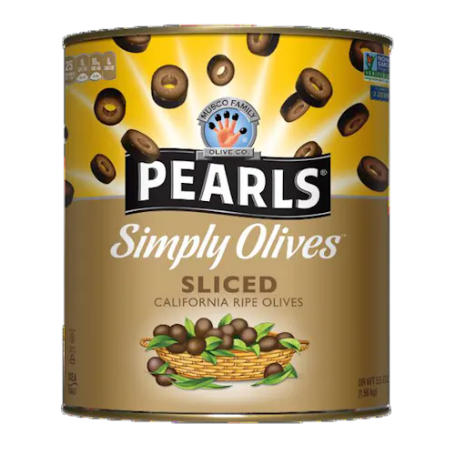 BLACK PEARLS SIMPLY SLICED OLIVES